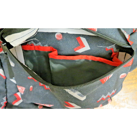Jansport Superbreak Backpack - Red Fresh Prince Pattern - Picture 6 of 8